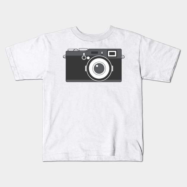 Camera for Photography Enthusiasts Capture Moments Kids T-Shirt by neverland-gifts